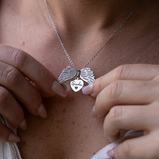 Collier petit ange personnalisée