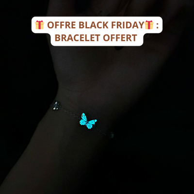 Collier Papillon  Lumineux