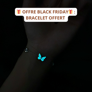 Collier Papillon  Lumineux