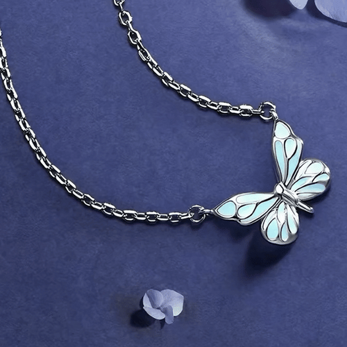 Collier Papillon  Lumineux