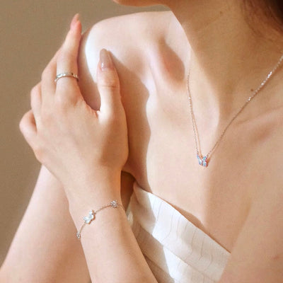 Collier Papillon  Lumineux