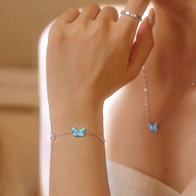 Collier Papillon  Lumineux