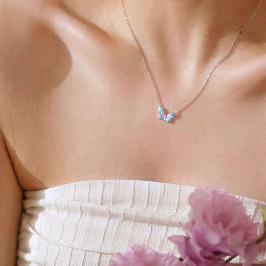 Collier Papillon  Lumineux