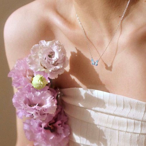 Collier Papillon  Lumineux