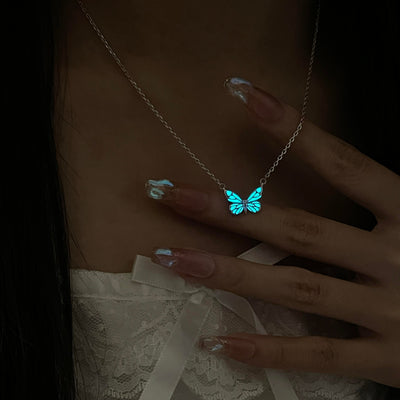 Collier Papillon  Lumineux