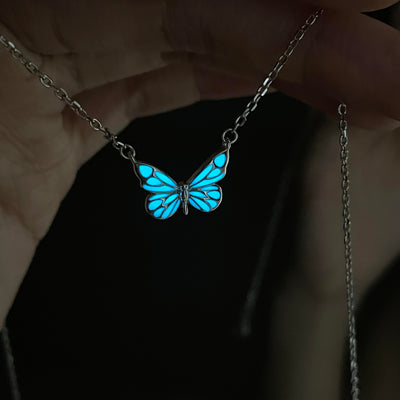 Collier Papillon  Lumineux