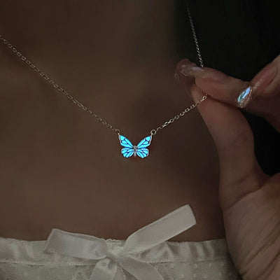 Collier Papillon  Lumineux