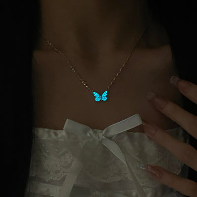 Collier Papillon  Lumineux