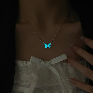 Collier Papillon  Lumineux