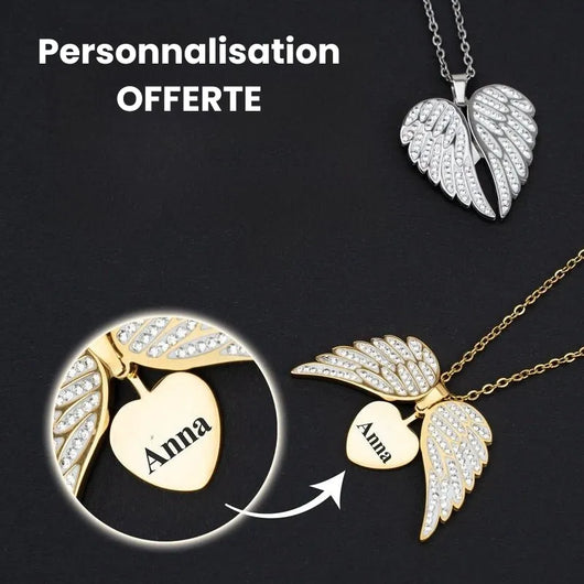 Collier petit ange personnalisée