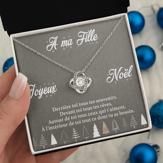 Collier  A ma Fille Noël