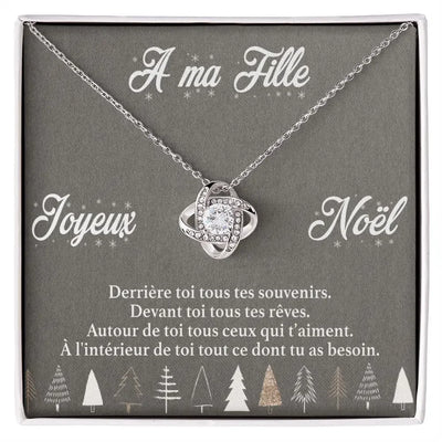 Collier  A ma Fille Noël