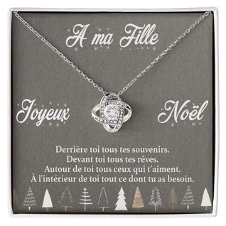 Collier  A ma Fille Noël