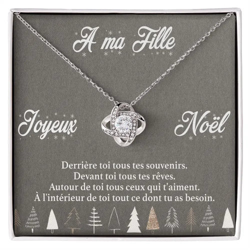 Collier  A ma Fille Noël