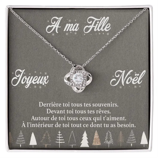 Collier  A ma Fille Noël
