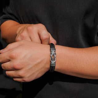 À MON FILS - BRACELET EN CUIR