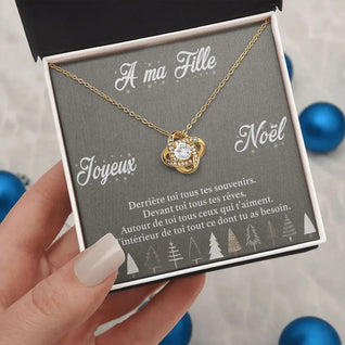 Collier  A ma Fille Noël